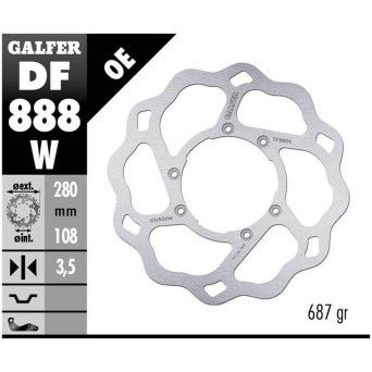 GALFER MH DISCO FRT