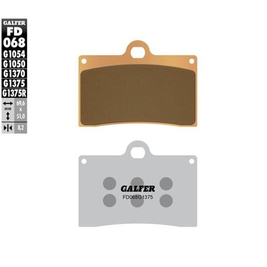 GALFER 068-1375 PASTILHAS GALFER 068-1375 PASTILHAS