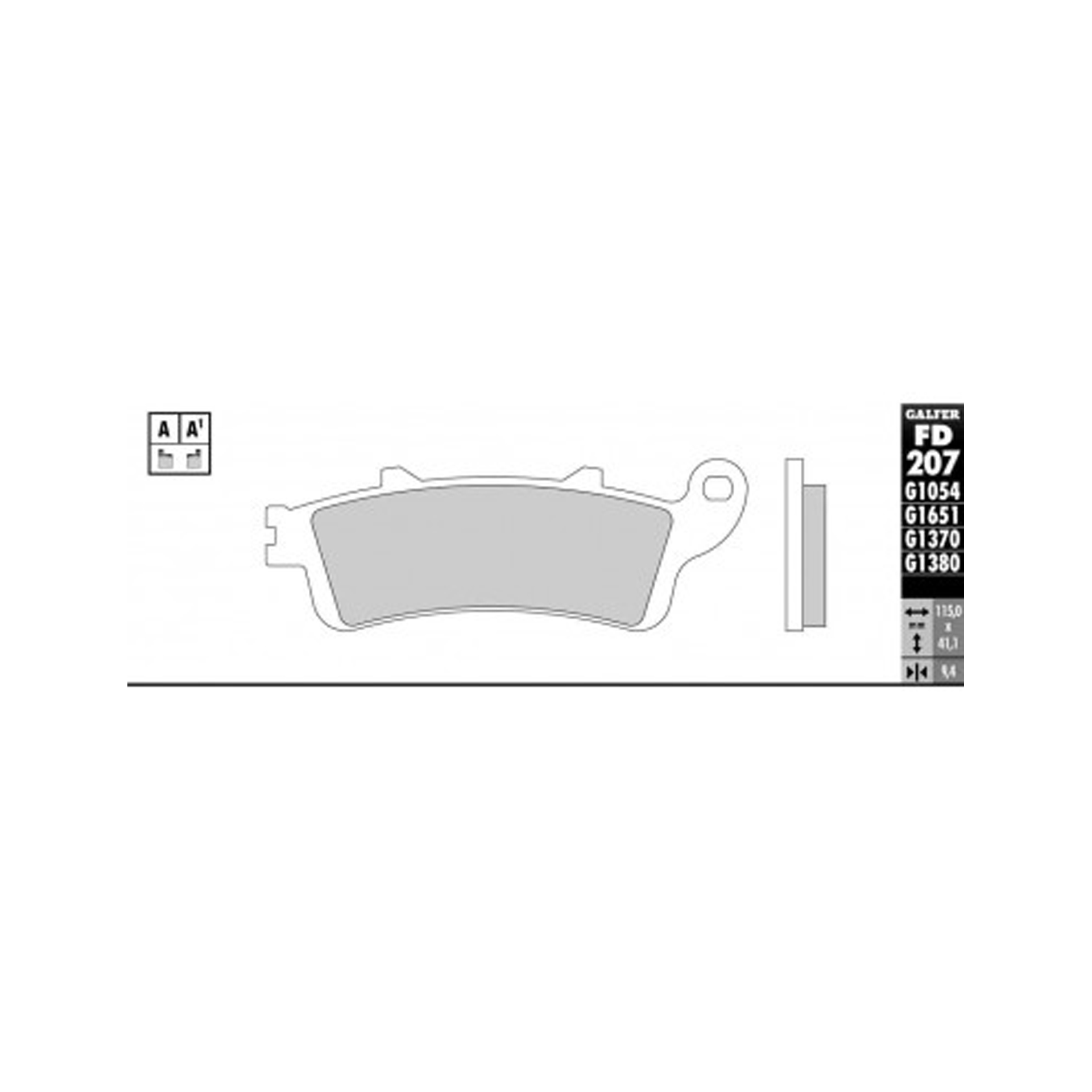 GALFER 207-1380 PASTILHAS
