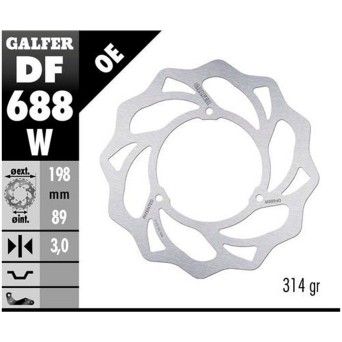 GALFER KTM SX 65 DISCO GALFER KTM SX 65 DISCO