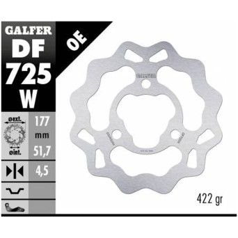 GALFER TRAILBLAZER/TRAILBOSS DISCO TRAS