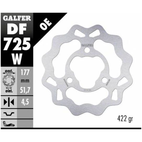 GALFER TRAILBLAZER/TRAILBOSS DISCO TRAS GALFER TRAILBLAZER/TRAILBOSS DISCO TRAS