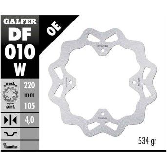 GALFER NX4/FMX650/SLR650 DISCO TRAS WAVE GALFER NX4/FMX650/SLR650 DISCO TRAS WAVE