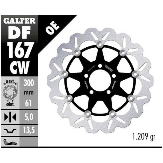 GALFER ZX12R DISCO TRAVAO FRENTE