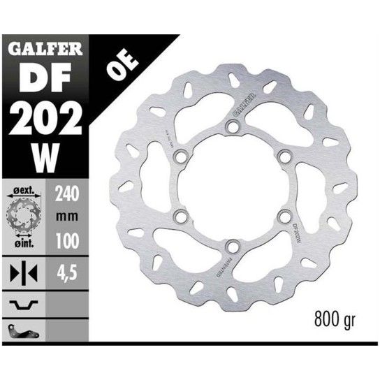 GALFER DISCO FRENTE Fixo 240x4,5mm GALFER DISCO FRENTE Fixo 240x4,5mm