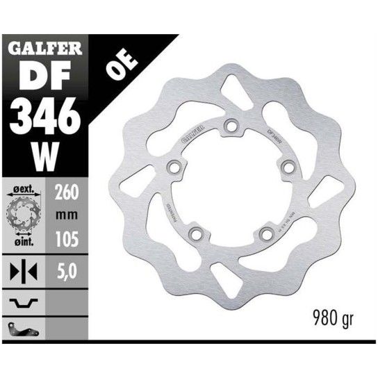 GALFER GSX 1400 2001- DISCO TRASEIRO GALFER GSX 1400 2001- DISCO TRASEIRO