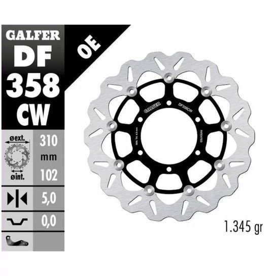 GALFER GSXR1000 2009 DISCO FRENTE