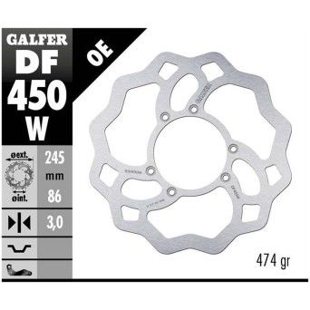 GALFER WR125/250 1991 DISCO TRAVAO FRENTE GALFER WR125/250 1991 DISCO TRAVAO FRENTE