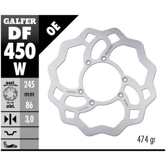 GALFER WR125/250 1991 DISCO TRAVAO FRENTE