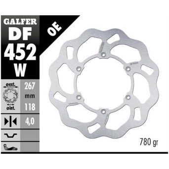 GALFER TT600 DISCO TRAVAO FRENTE