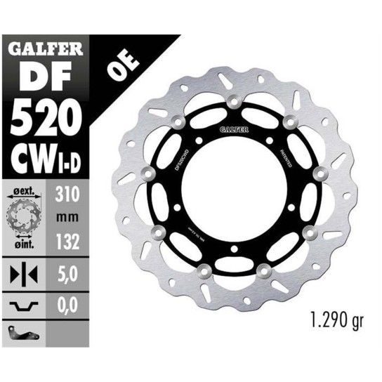 GALFER GSXR1000 DISCO TRAVAO FRENTE DIREITO