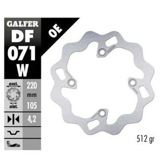 GALFER R1100/R1150/K1200 DISCO TRAS GALFER R1100/R1150/K1200 DISCO TRAS
