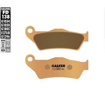 GALFER 138-1380 PASTILHA DE TRAVAO GALFER 138-1380 PASTILHA DE TRAVAO