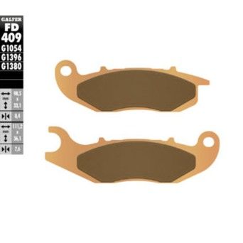 GLAFER SINTER SCOOTER BRAKE PADS