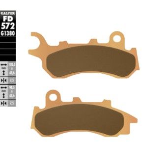 GLAFER SINTER SCOOTER BRAKE PADS