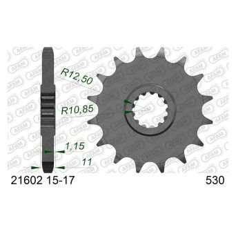 AFAM PINHAO 530 FZ6 FZR600 FZR1000 YZF-R6 1999-05 AFAM PINHAO 530 FZ6 FZR600 FZR1000 YZF-R6 1999-05