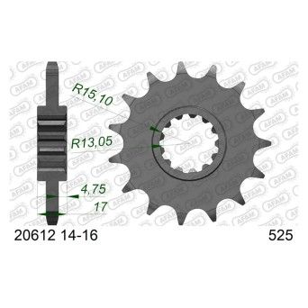 AFAM PINHAO 525 CB600F CBR650 CRF1100 XL1000 CBR900R 1000RR AFAM PINHAO 525 CB600F CBR650 CRF1100 XL1000 CBR900R 1000RR