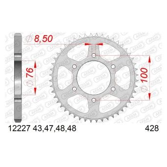 AFAM CREMALHEIRA A�O 428 MT125 XSR125 YZF-R125 20015-23