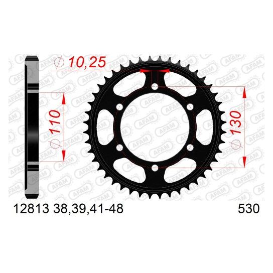 AFAM CREMALHEIRA A�O 530 GSX-R1000 FZ600 FZ1000 YZF-R1 R6 M