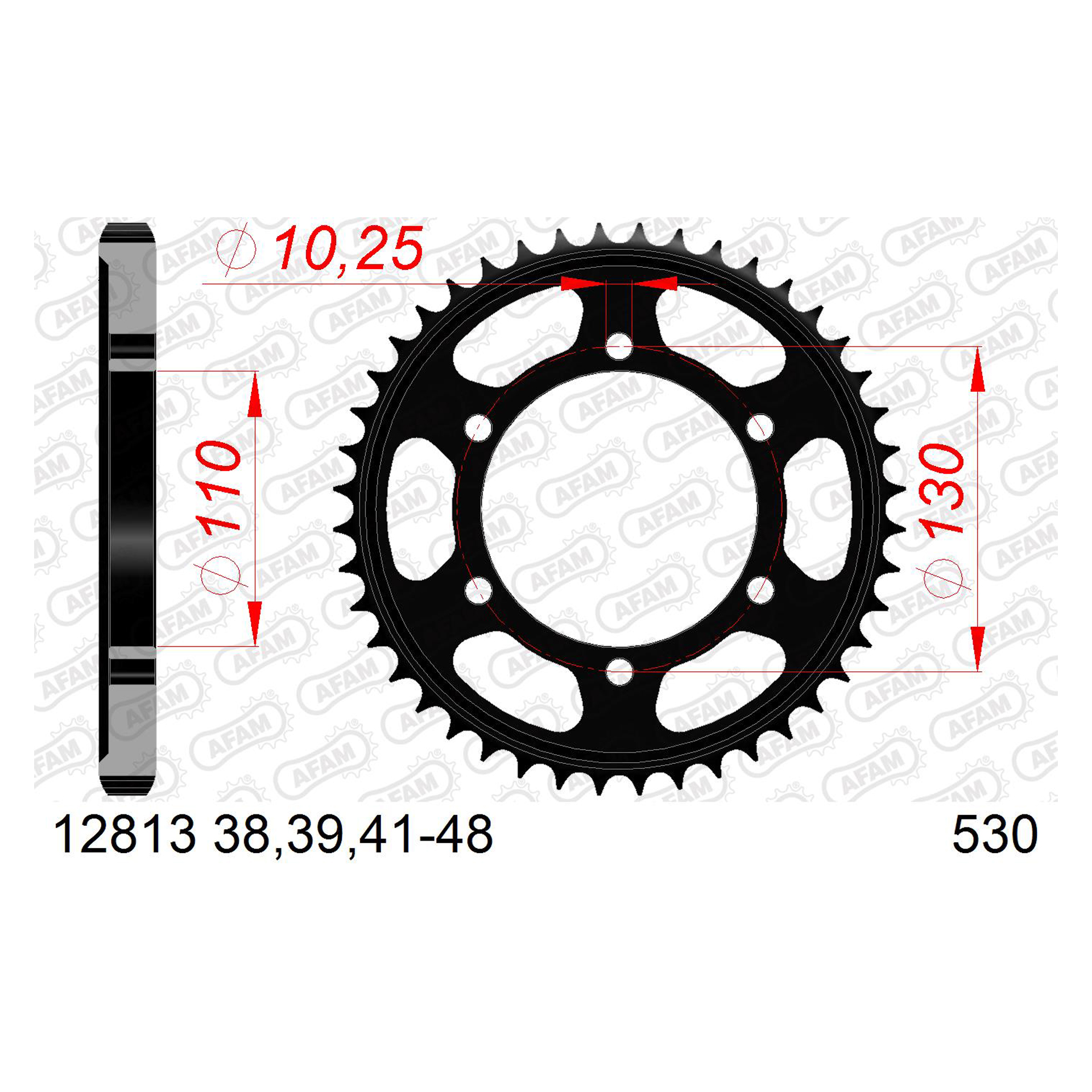 AFAM CREMALHEIRA A�O 530 GSX-R1000 FZ600 FZ1000 YZF-R1 R6 M