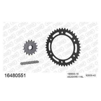 AFAM KIT A�O F 800 GS 2006-18 PARAFUSOS 10.5mm