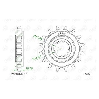AFAM PINHAO 525 FZ8 MT07 MT09 MT10 YZF-R1 2015-22 AFAM PINHAO 525 FZ8 MT07 MT09 MT10 YZF-R1 2015-22