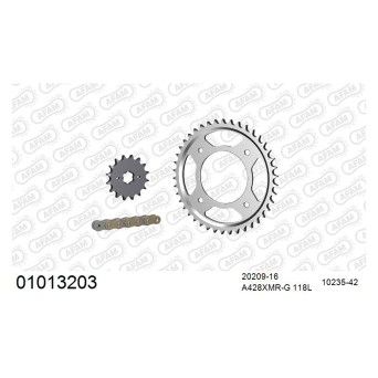 AFAM KIT AÇO CBF 125 2009-16 AFAM KIT AÇO CBF 125 2009-16