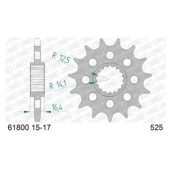 AFAM PINHAO 525 KTM 950/990/1050/1250/1290/1390 ADVENTURE AFAM PINHAO 525 KTM 950/990/1050/1250/1290/1390 ADVENTURE