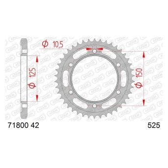 AFAM CREMALHEIRA A�O 525 KTM 950/1050/1250/1290 ADVENTURE