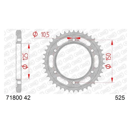 AFAM CREMALHEIRA A�O 525 KTM 950/1050/1250/1290 ADVENTURE