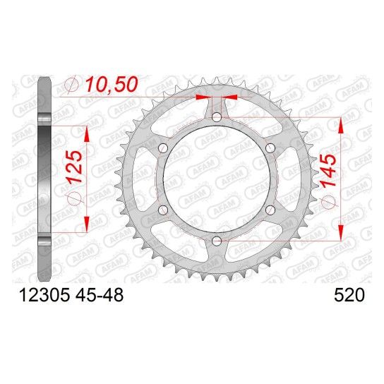 AFAM CREMALHEIRA A�O 520 MT 03 XJ600 XT660R 2004-16 XTZ750