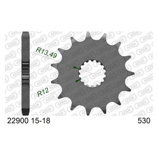 AFAM PINHAO 530 GSX-R1000 2009-16 GSX-R1300 HAYABUSA 2008-24 AFAM PINHAO 530 GSX-R1000 2009-16 GSX-R1300 HAYABUSA 2008-24