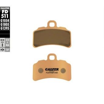 GALFER 511-1395 PASTILHAS TRAVAO TRIAL