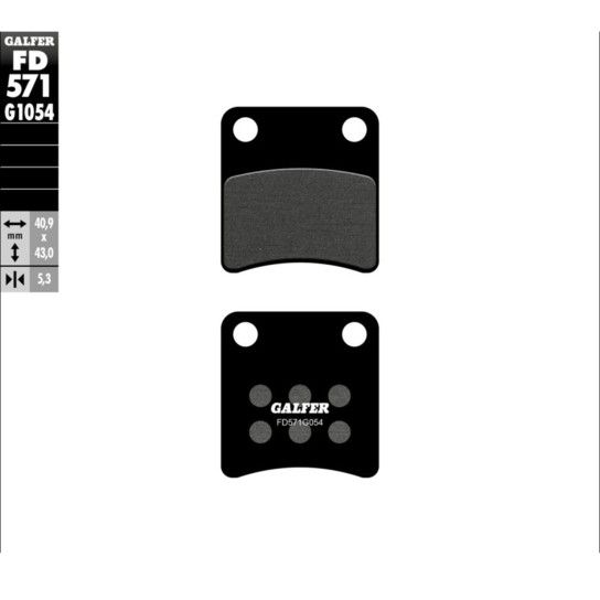 GLAFER SINTER SCOOTER BRAKE PADS