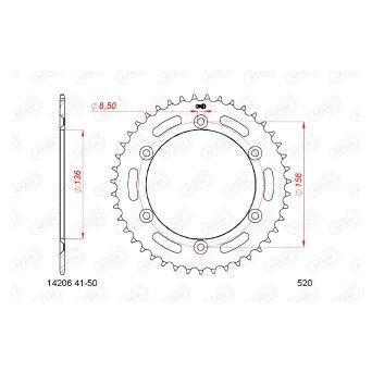 AFAM CREMALHEIRA AÇO 520 BETA GAS GAS HUSQVARNA 2002-13 AFAM CREMALHEIRA AÇO 520 BETA GAS GAS HUSQVARNA 2002-13