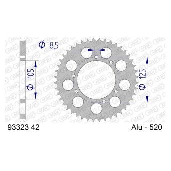 AFAM CREMALHEIRA ALUMINIO 520 GAS GAS 2002 AFAM CREMALHEIRA ALUMINIO 520 GAS GAS 2002