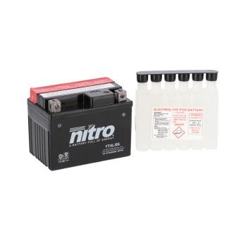 NITRO BATERIA NT4L-BS AGM COM CARGA ACIDO