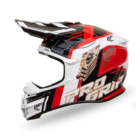 PROGRIP CAPACETE 3080 SPIRITS VERMELHO PRETO