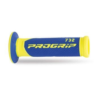 PROGRIP PU�OS 732 SUPERBIKE AMARILLO FLUOR/AZUL