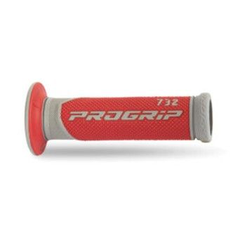 PROGRIP PU�OS 732 SUPERBIKE GRIS/ROJO