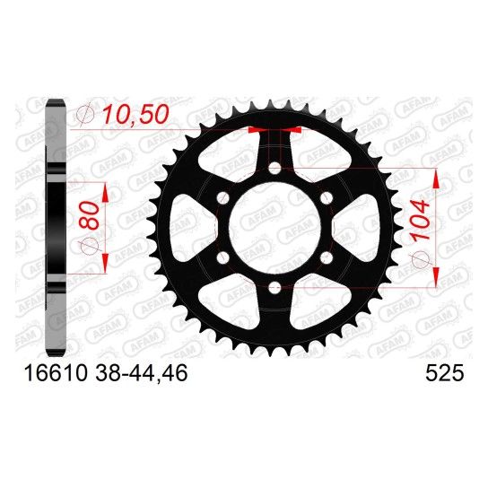 AFAM CREMALHEIRA A�O 525 ZX10R VERSYS 1000 Z1000 Z900 Z900R