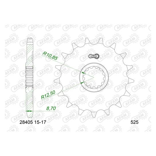 AFAM PINHAO 525 ZX10R VERSYS 1000 Z1000 Z900 Z 900 RS