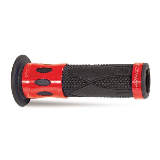PROGRIP PUNHOS 728 ANODISADO PRETO/VERMELHO ABERTOS PROGRIP PUNHOS 728 ANODISADO PRETO/VERMELHO ABERTOS