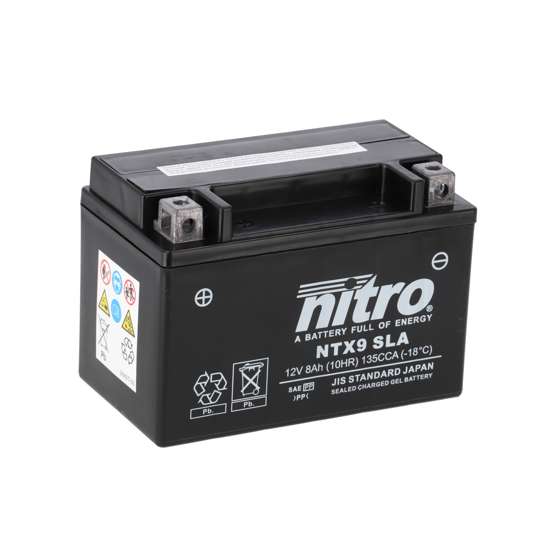 NITRO BATERIA NTX9-SLA AGM GEL SELADA NITRO BATERIA NTX9-SLA AGM GEL SELADA