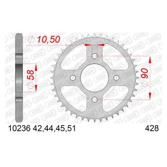 AFAM CREMALHEIRA A�O 428 CB 125 F 2015-20 CBR 125R 2012-16
