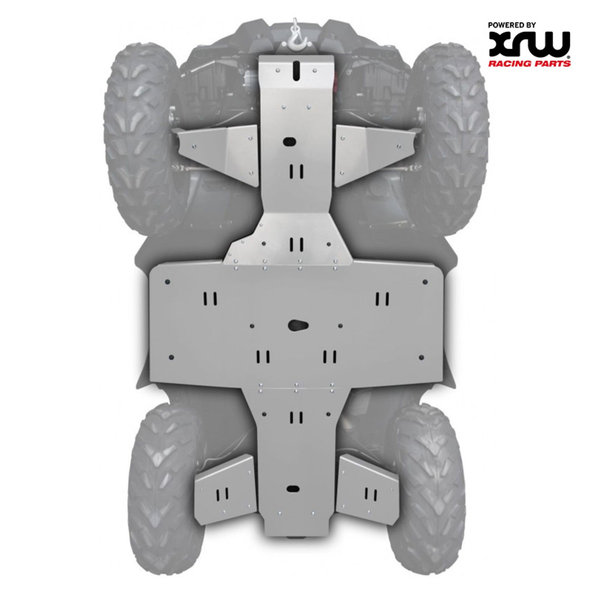FRAME PROTECTION ALU KIT - KYMCO MXU 550-700 (2020+)