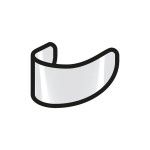 MT FACE SHIELD MT-V-14 MAX VISION IRIDIUM