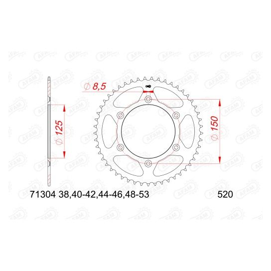 AFAM CREMALHEIRA A�O 520 KTM HUSQVARNA GAS GAS CF MOTO 800