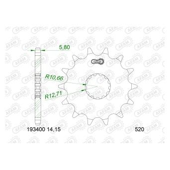 AFAM PINHAO 520 CF 400 NK 450 MT SR SR-S 2023-25 TRK 702