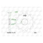 AFAM PINHAO 520 CF 400 NK 450 MT SR SR-S 2023-25 TRK 702